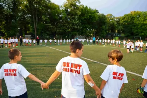 Group training for the youngest kids