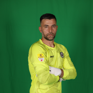 Golman fudbalskog kluba IMT, Nemanja Belić, na zvaničnom portretu